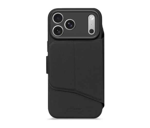 Decoded Textured Silicone Detachable Wallet, iPhone 17 Pro, Black - 1359077 - zdjęcie
